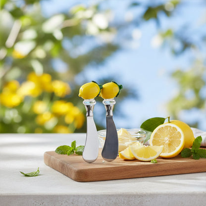 Lemon design spreaders - set of 2