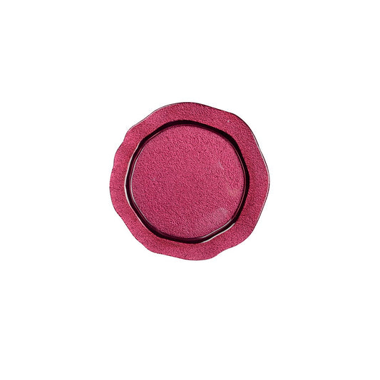 Fushia dessert plate