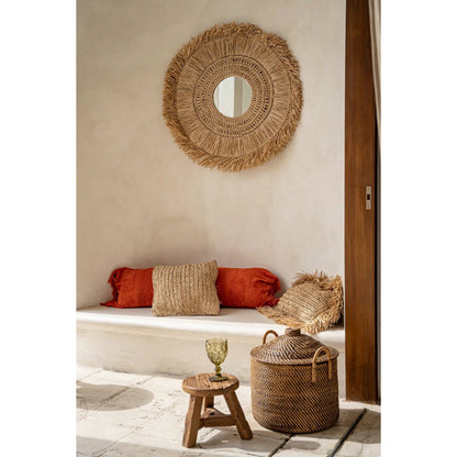 The Colonial Handles Basket - Natural Brown