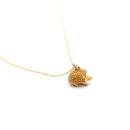 Hérisson - Gold hedgehog necklace