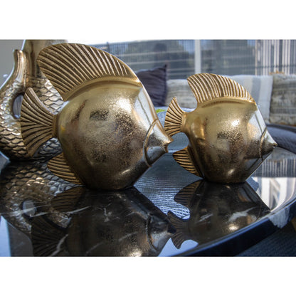 H15cm gold decorative fish