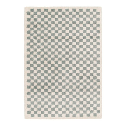 Tapis à poil haut doux et confortable CHECKERS