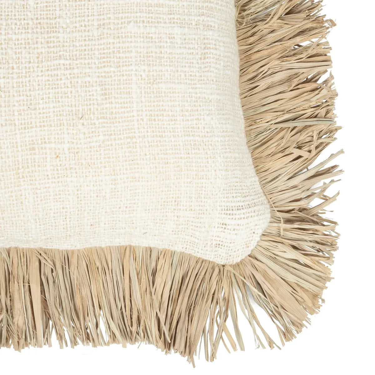 The Saint Tropez Cushion Cover - Natural White - 40x40