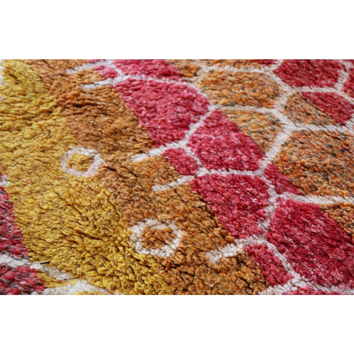 Pure wool Moroccan Berber rug 217 x 302 cm