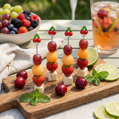 Cherry appetizer picks - set of 4