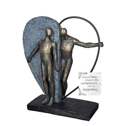 Poly metal sculpture "Heartbeat"