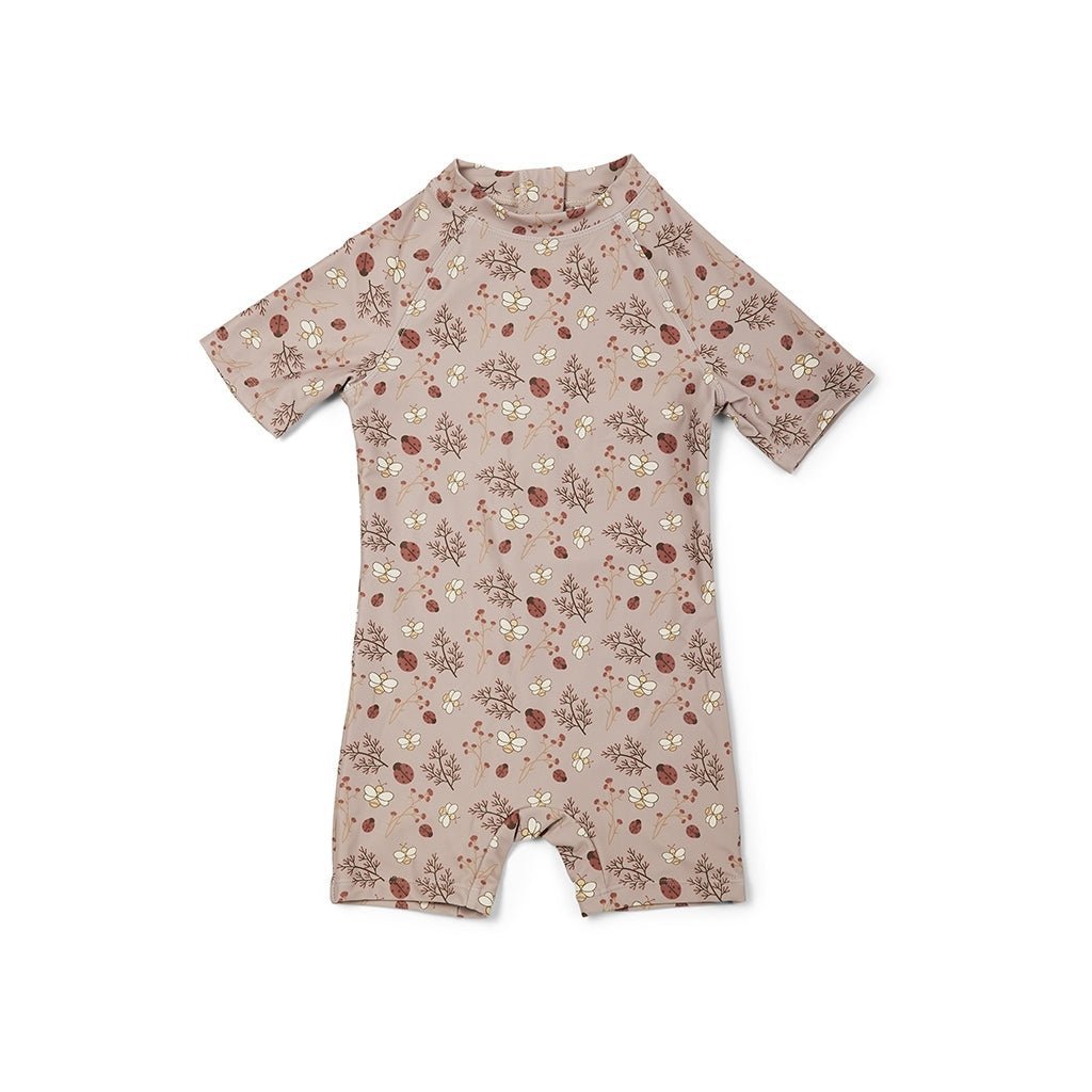 Dia swim suit-Sand - Flower bee