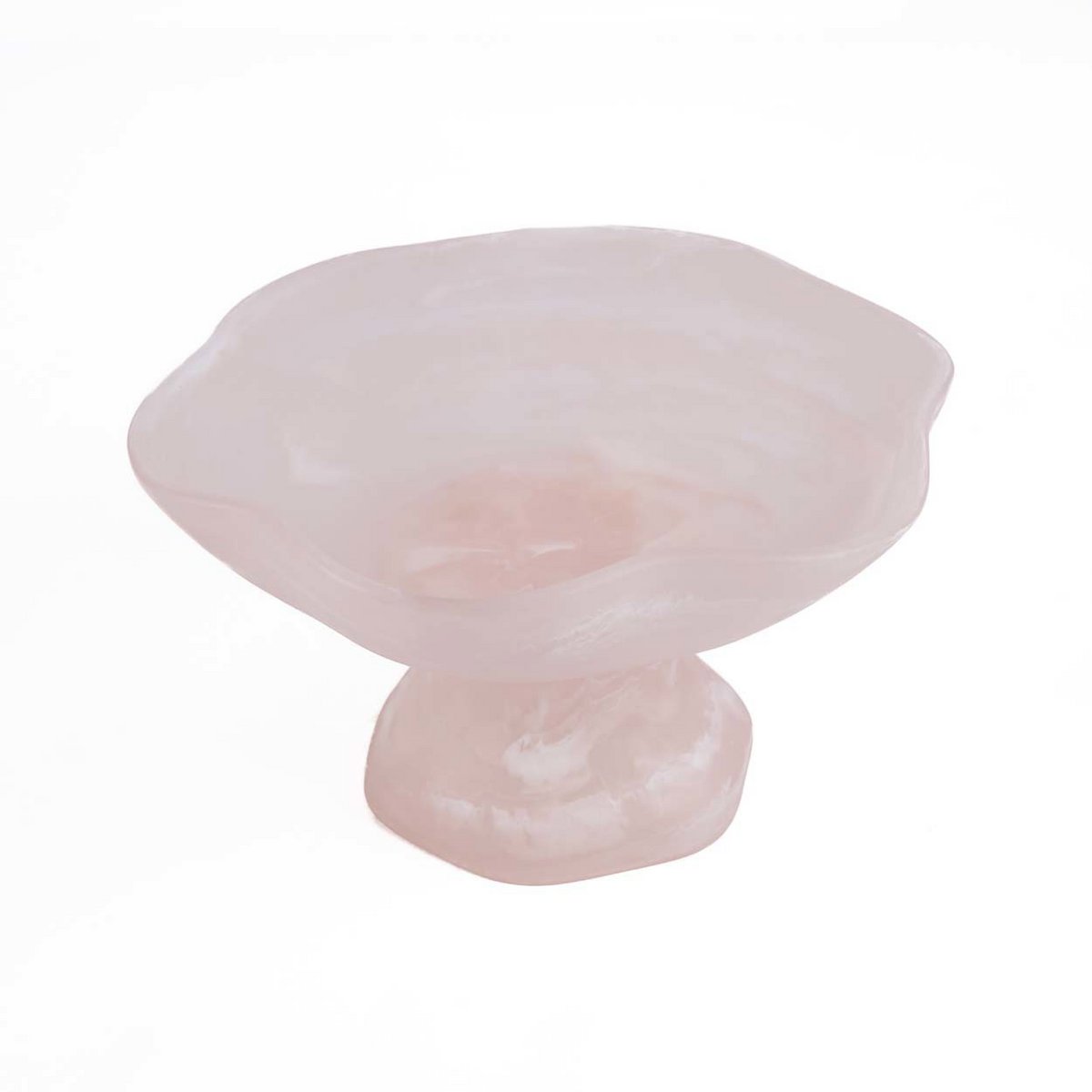 The Resin Organic Fruit Stand - Pink White