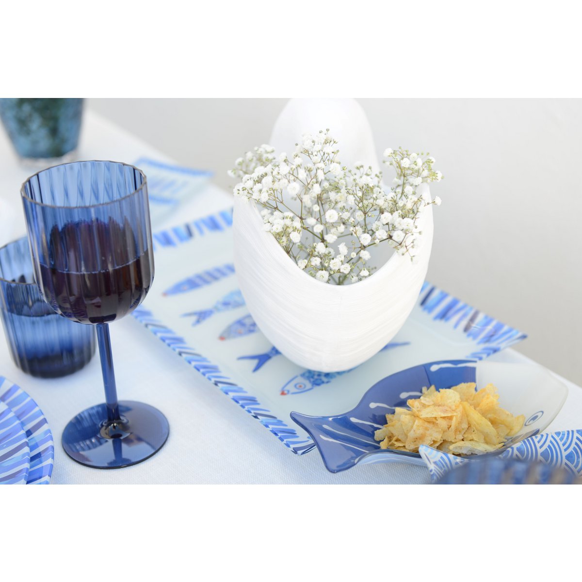 White shell Decorative 29x16.5x20.5cm