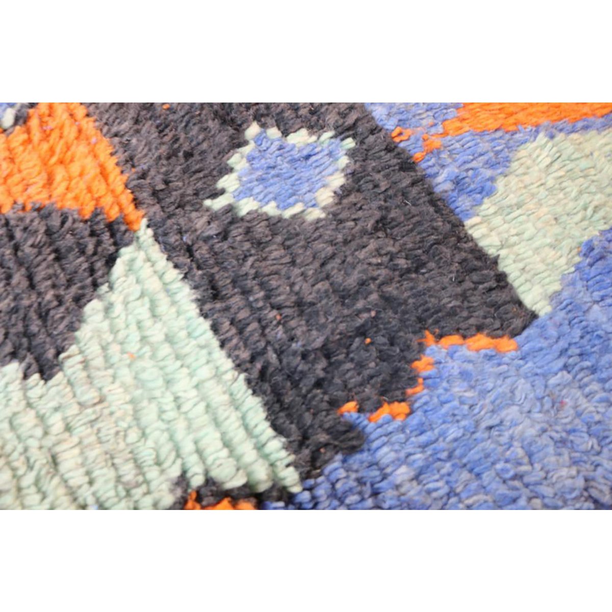 Pure Berber wool hallway rug 80 x 400 cm