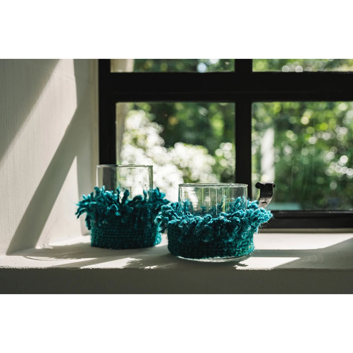 The Oh My Gee Candle Holder - Aqua - M