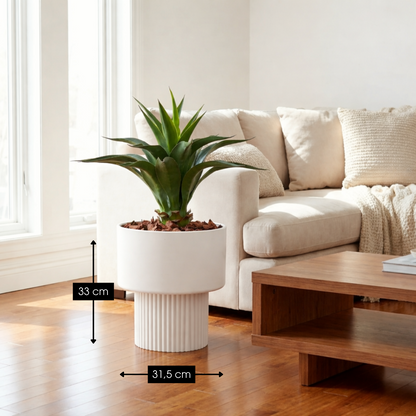 Flowerpot inside Lux Off-white