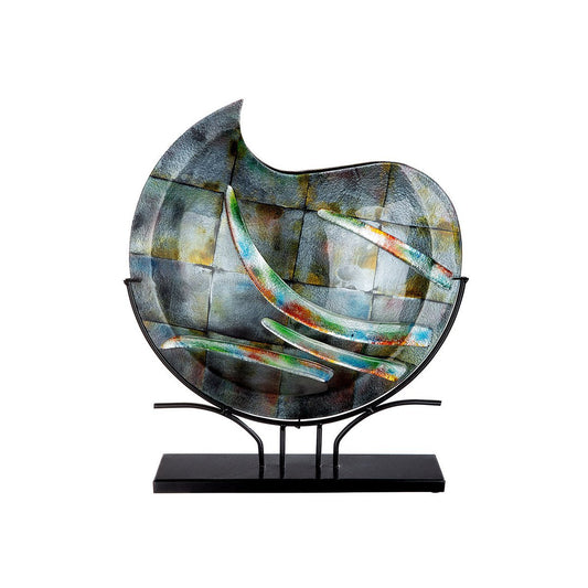 Glasart round decorative vase "Varosia"