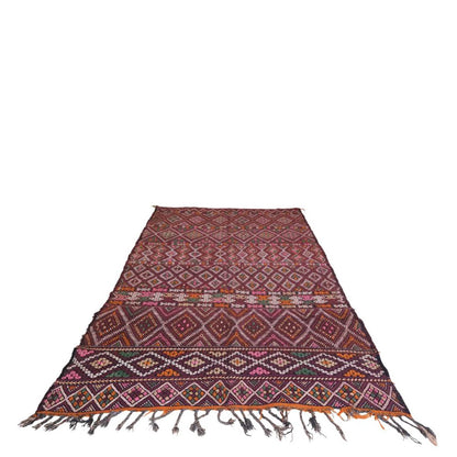 Pure wool Moroccan Kilim Berber rug 190 x 311 cm