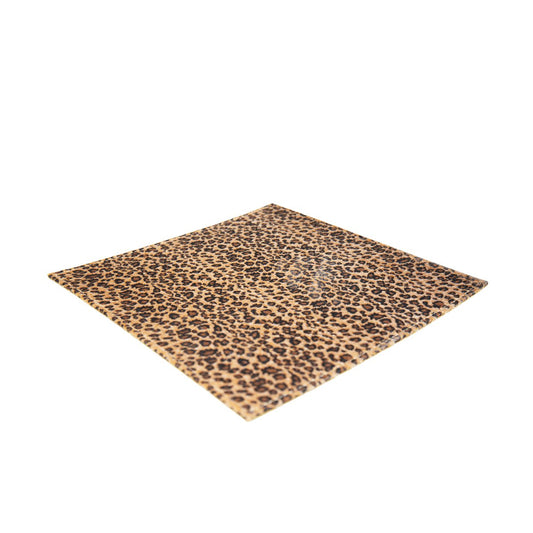 Leopard plate 30x30x0.5cm