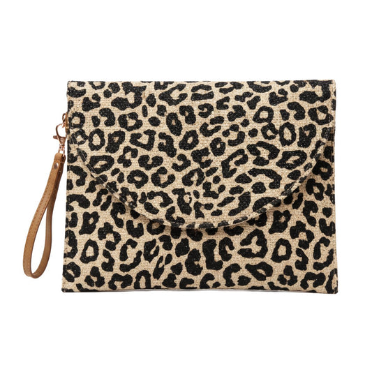 Leopard pouch 30x22x7cm