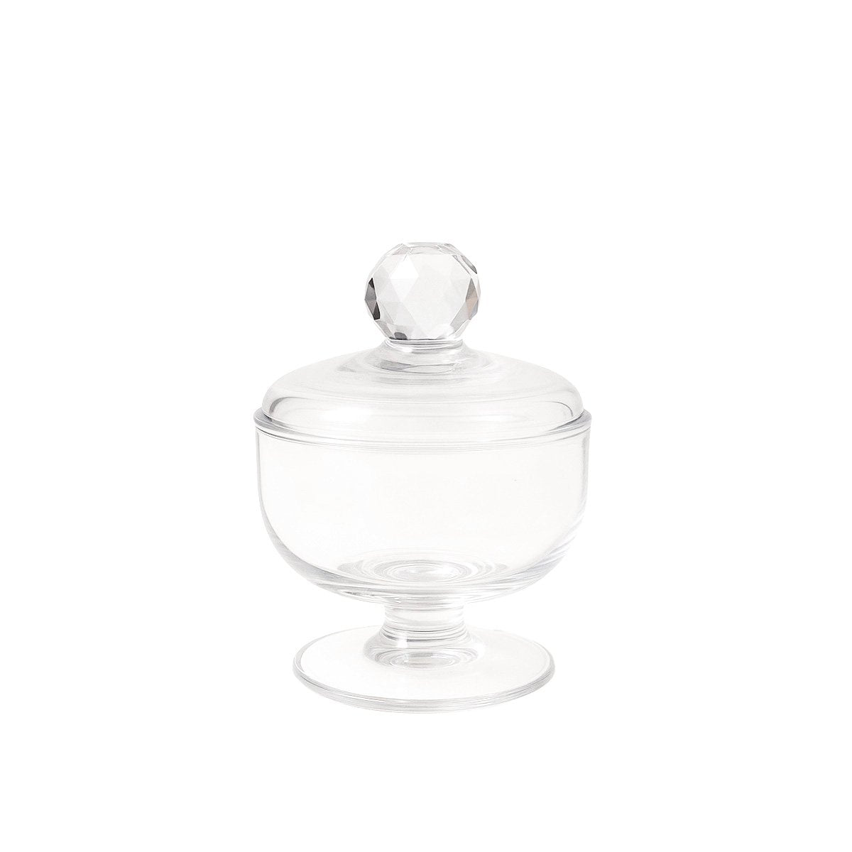 8x8x8.5cm diamond glass sugar