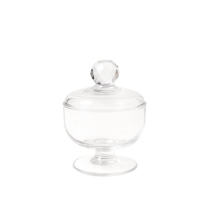 8x8x8.5cm diamond glass sugar