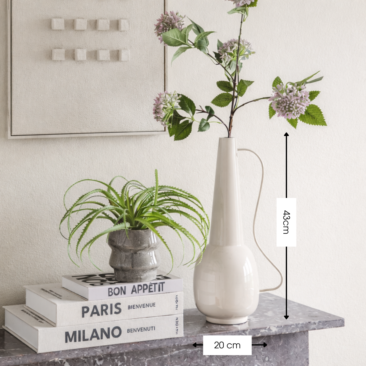 Vase Tosno Off-white