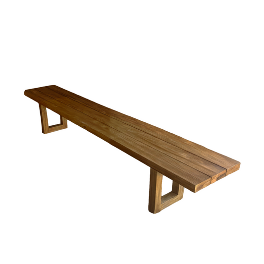 Bench With Square Foot - Natural - 220