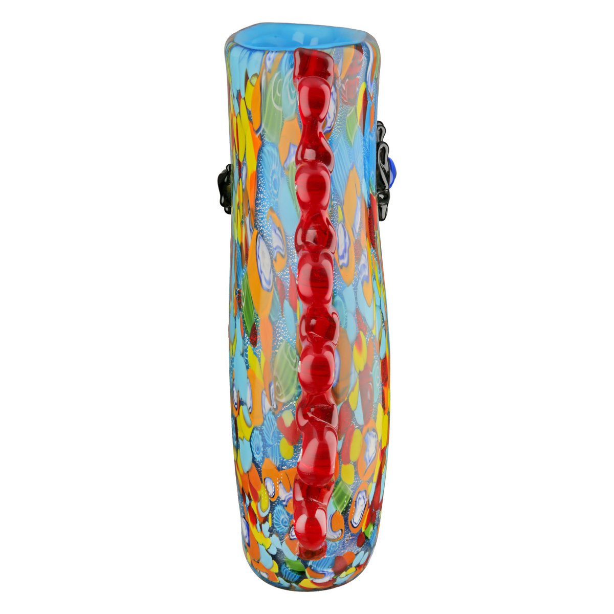 Glasart design vase “Frozen”