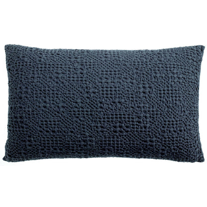 Stonewashed cushion Tana Cobalt 40 x 65