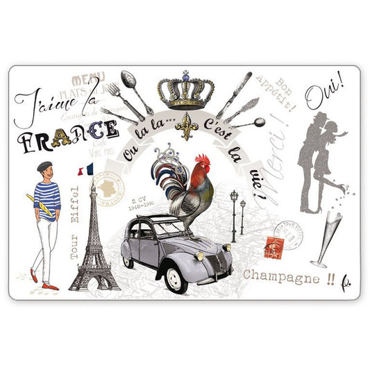 Placemat France Panorama Assorted 30 X 45