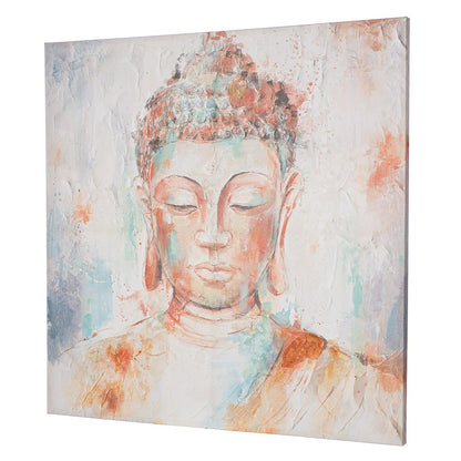 Square image of Buddha, height 100 cm