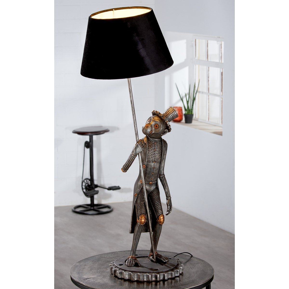 Poly Lamp "Steampunk Monkey"