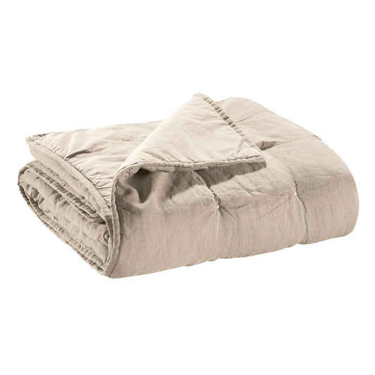 Bed throw Stonewashed Zeff Natural 180 x 260