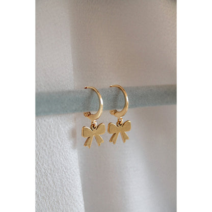 Earrings Bow - Gold