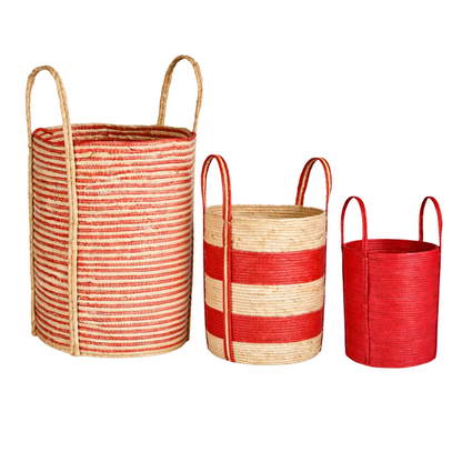 Plantenmand set  Rood