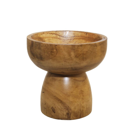 Wooden foot decorative cut 23.5x23.5x24.5cm