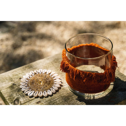 The Oh My Gee Candle Holder - Rust Velvet - S