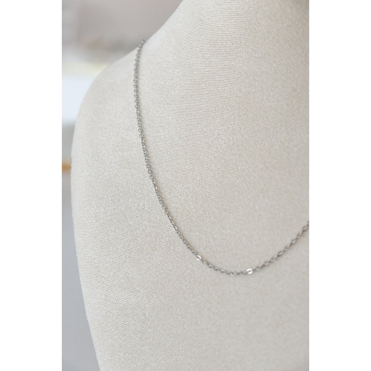 Basis Ketting - kies je lengte - Zilver