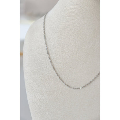 Basis Ketting - kies je lengte - Zilver