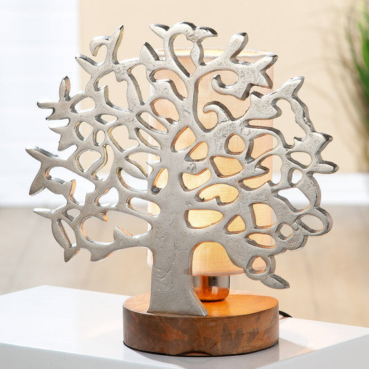 Aluminum lamp "Tree of Life"