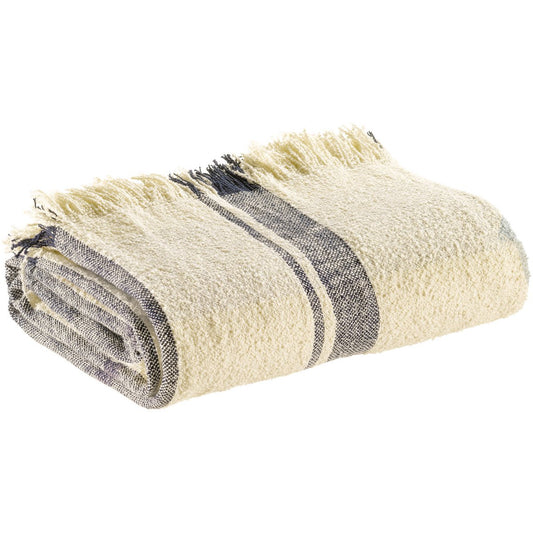 Plaid jacquard Jane Multico marine 130 x 160