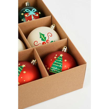 Christmas ball set Multi-coloured
