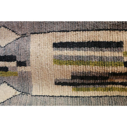 Pure wool Moroccan Berber hallway rug 73 x 384 cm