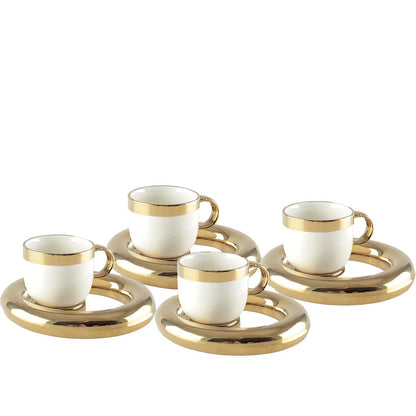 Set of 4 cups at CAFE CIRCLE DORE