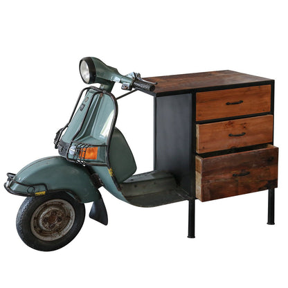 Dresser "Roller" metal / mango wood L. 140cm