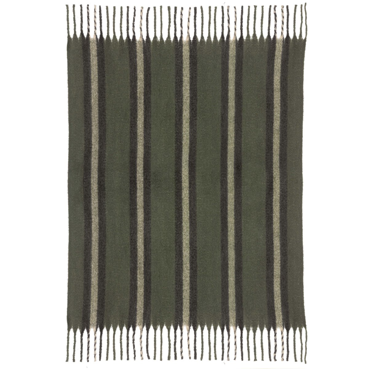 Recycled plaid Isabel Rayé Fir 130 x 160