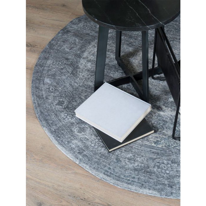 Carpet Madel Round Gray ø200 cm