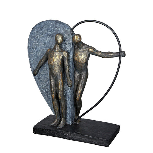 Poly metal sculpture "Heartbeat"