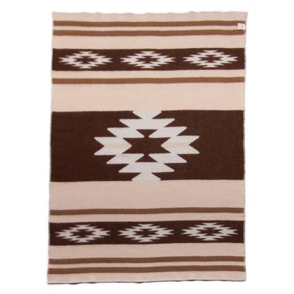 Wool Throw Blanket CARPATHIAN - beige