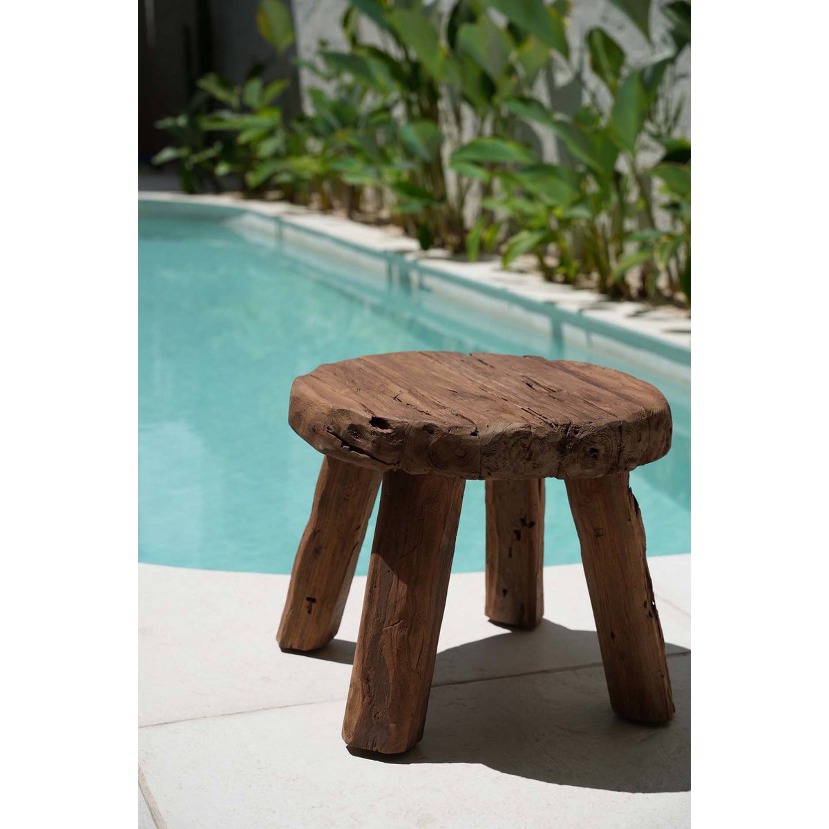 The Marabunta Rustic Side Table - Natural