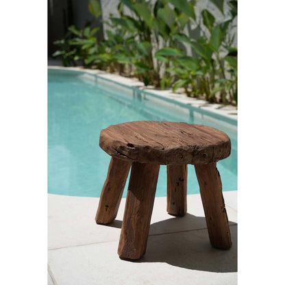 The Marabunta Rustic Side Table - Natural