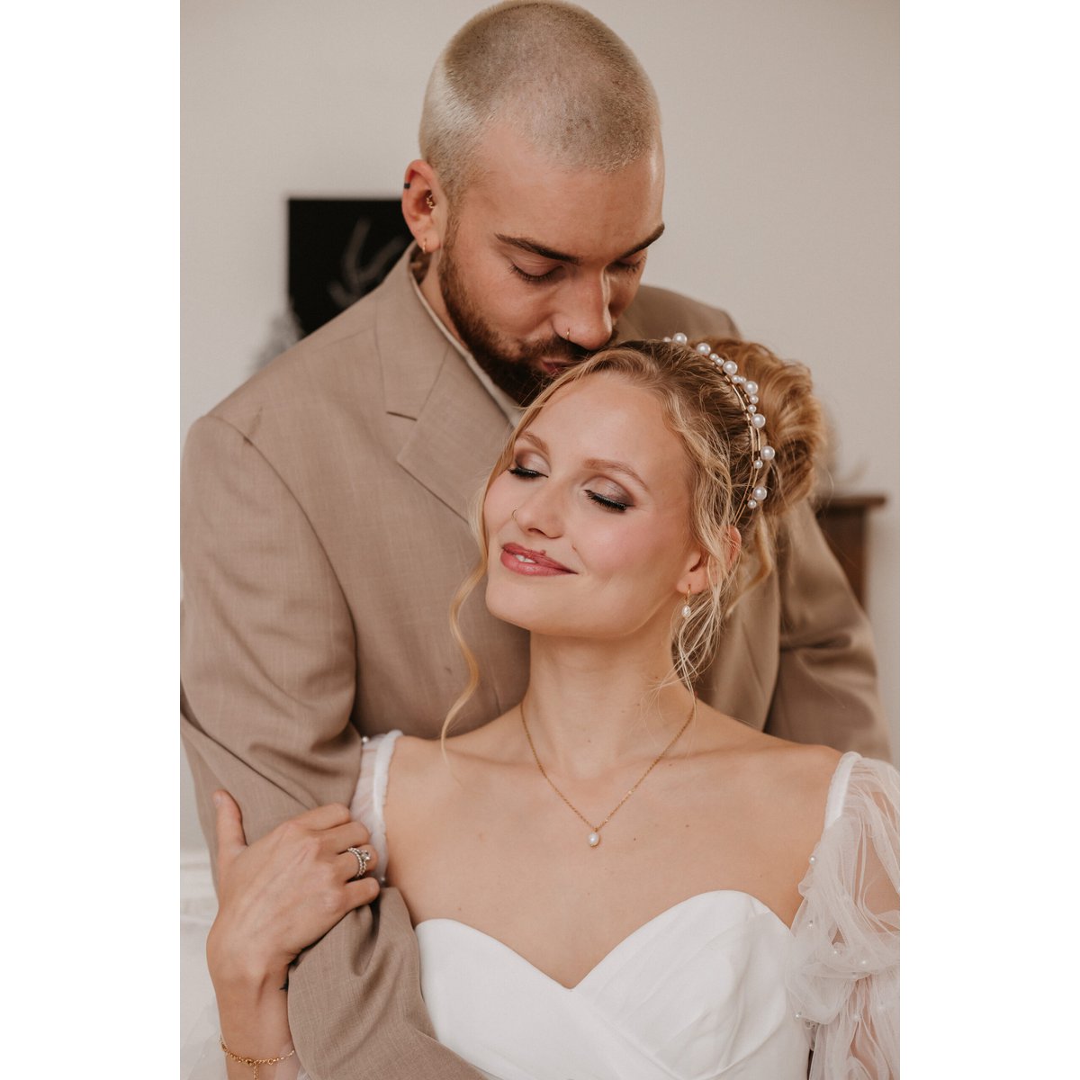 Classic pearl earrings - Gold