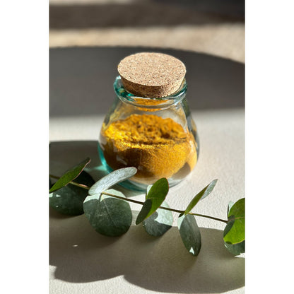 The Belly Glass Pot - Blue - M